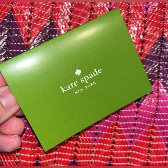 Kate Spade Beverly Breeze Woven Small Coal Tote Bag NWT πHOST PICKπ - Picture 13 of 15